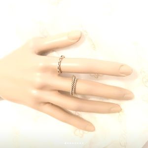 Ashley Stewart Trio (3) Rings Set